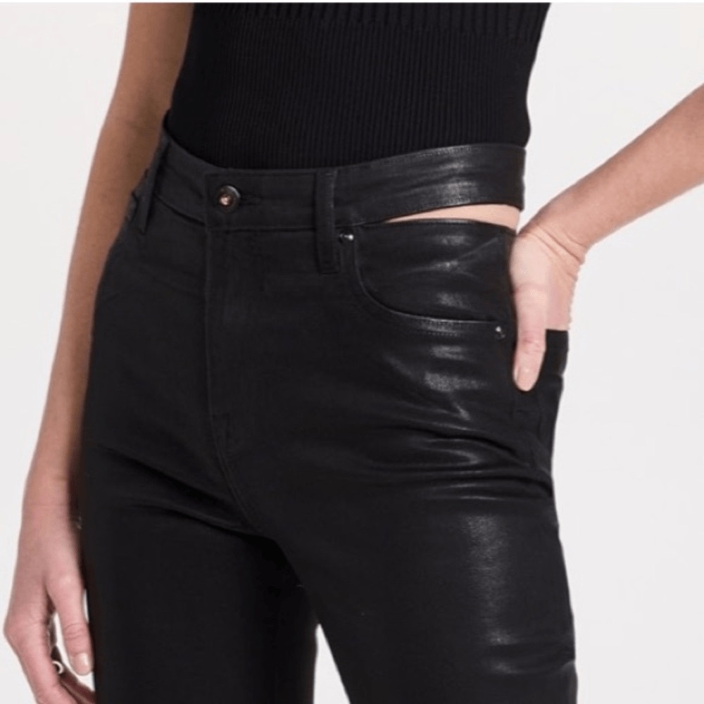 Jonathan Simkhai Black leather pants